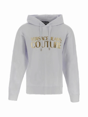 Versace Jeans Couture Logo Print Drawstring Hoodie
