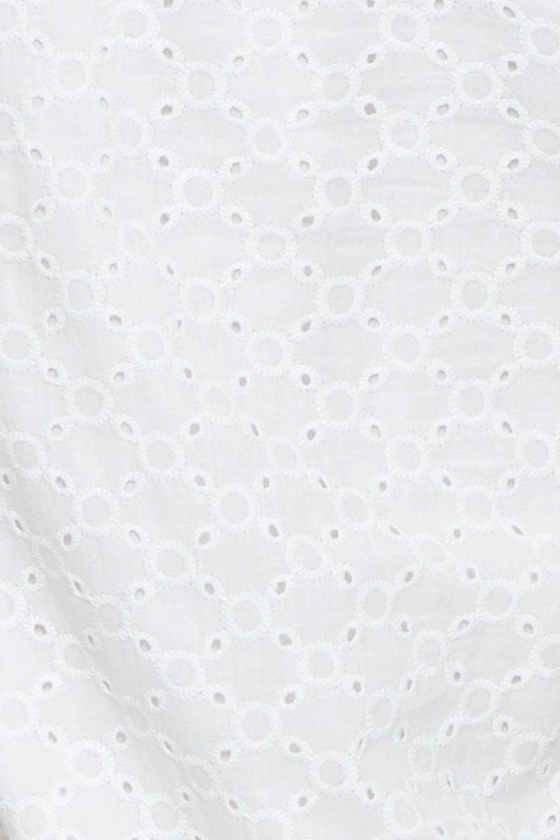 White A Line Dress Mini