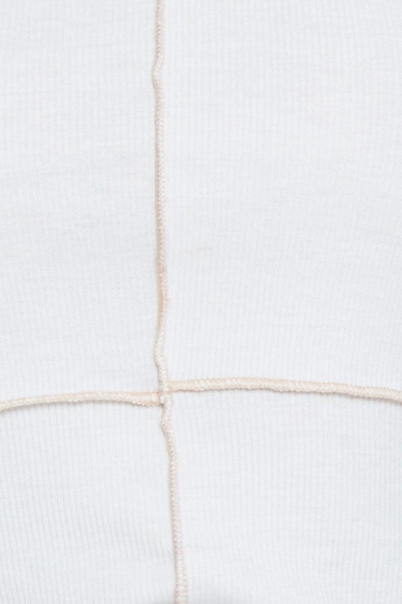 White Crop Top Halter Neck
