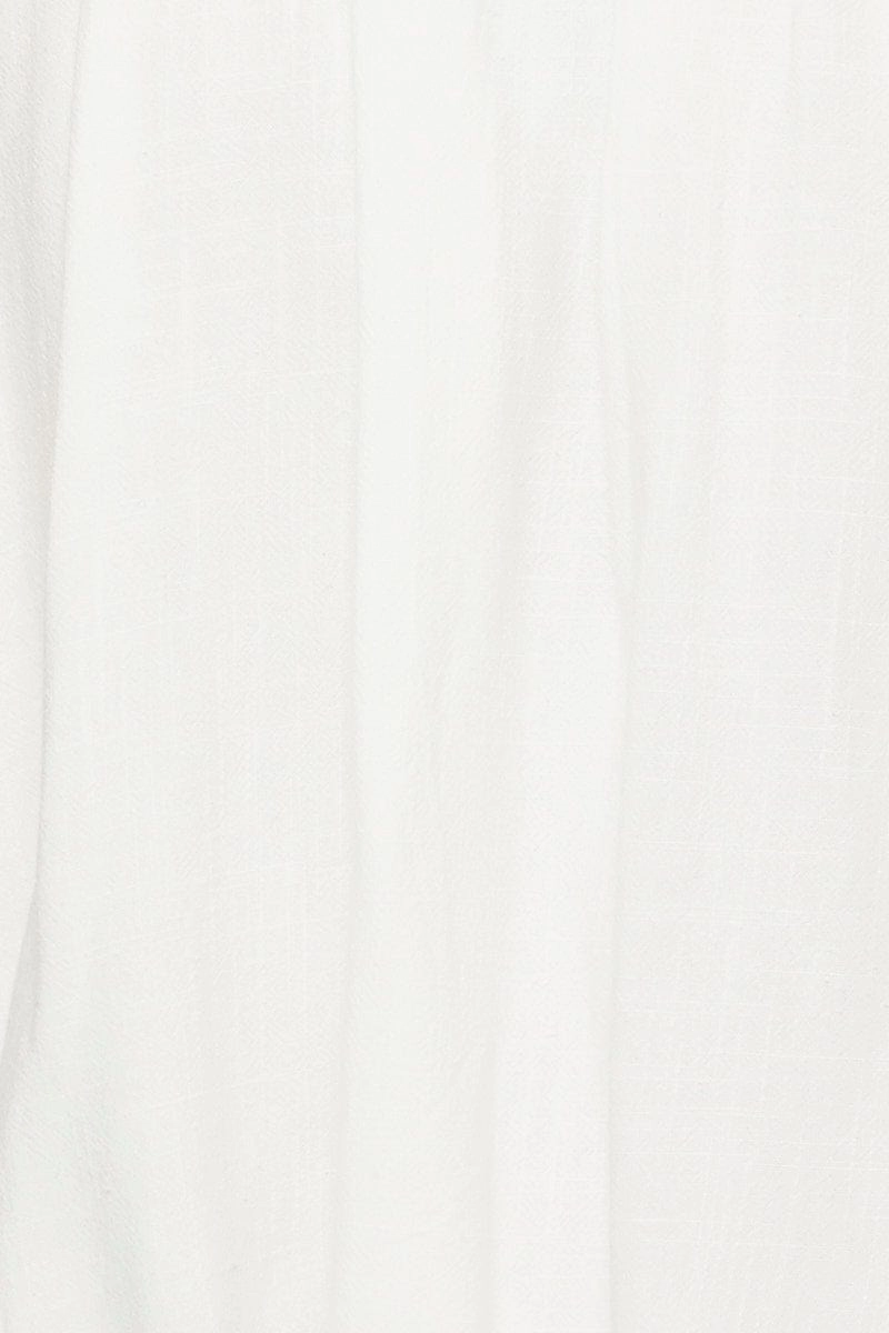 White Mini Dress Sleeveless