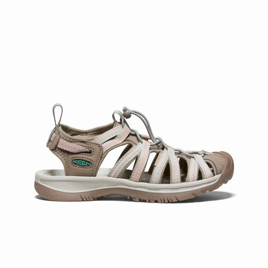 Women's Whisper  |  Taupe/Coral