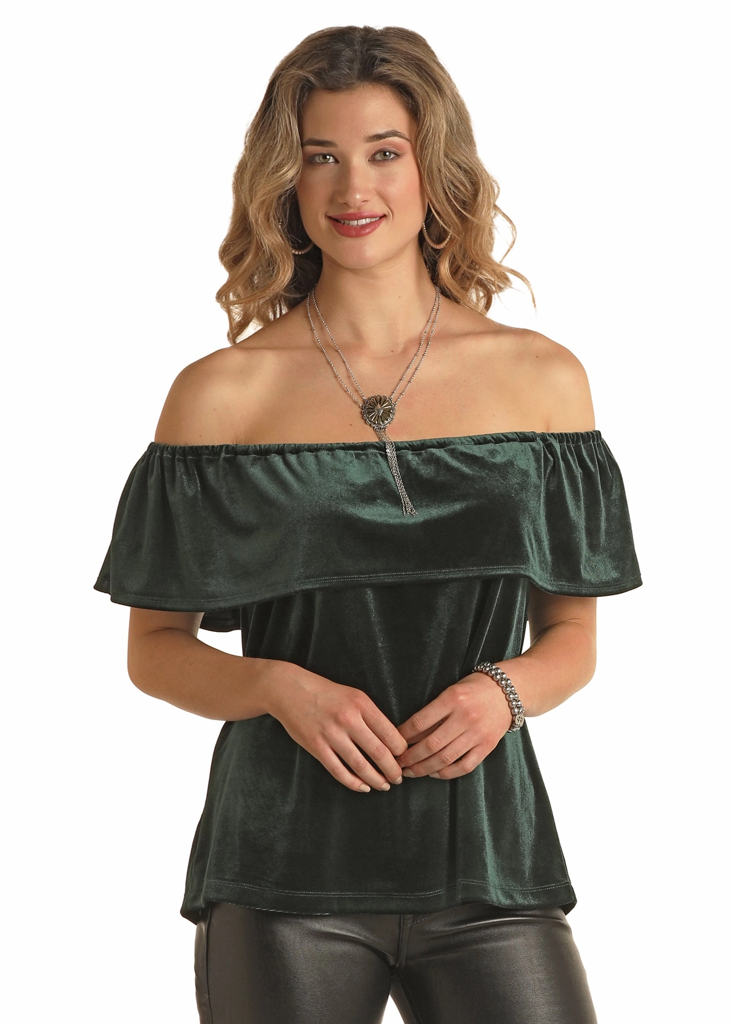 Women's White Label Off Shoulder Blouse #LW51T02880