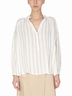 Woolrich Striped Long-Sleeved Blouse