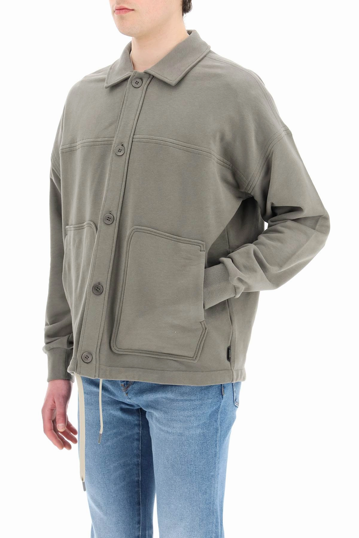 Z Zegna Buttoned Long-Sleeved Jacket