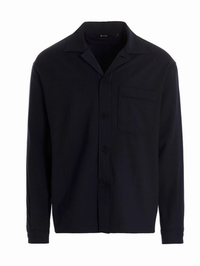 Z Zegna Buttoned Long-Sleeved Jacket