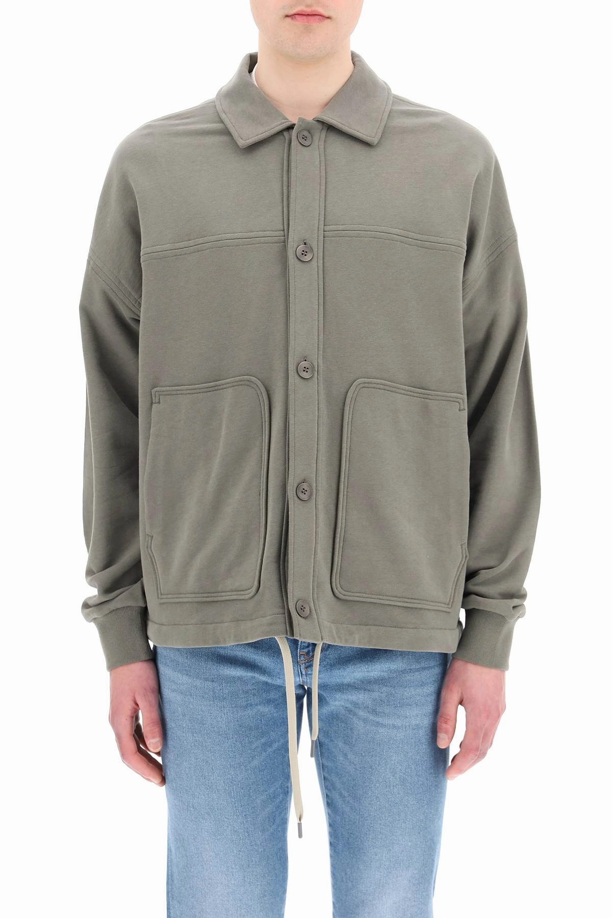 Z Zegna Buttoned Long-Sleeved Jacket