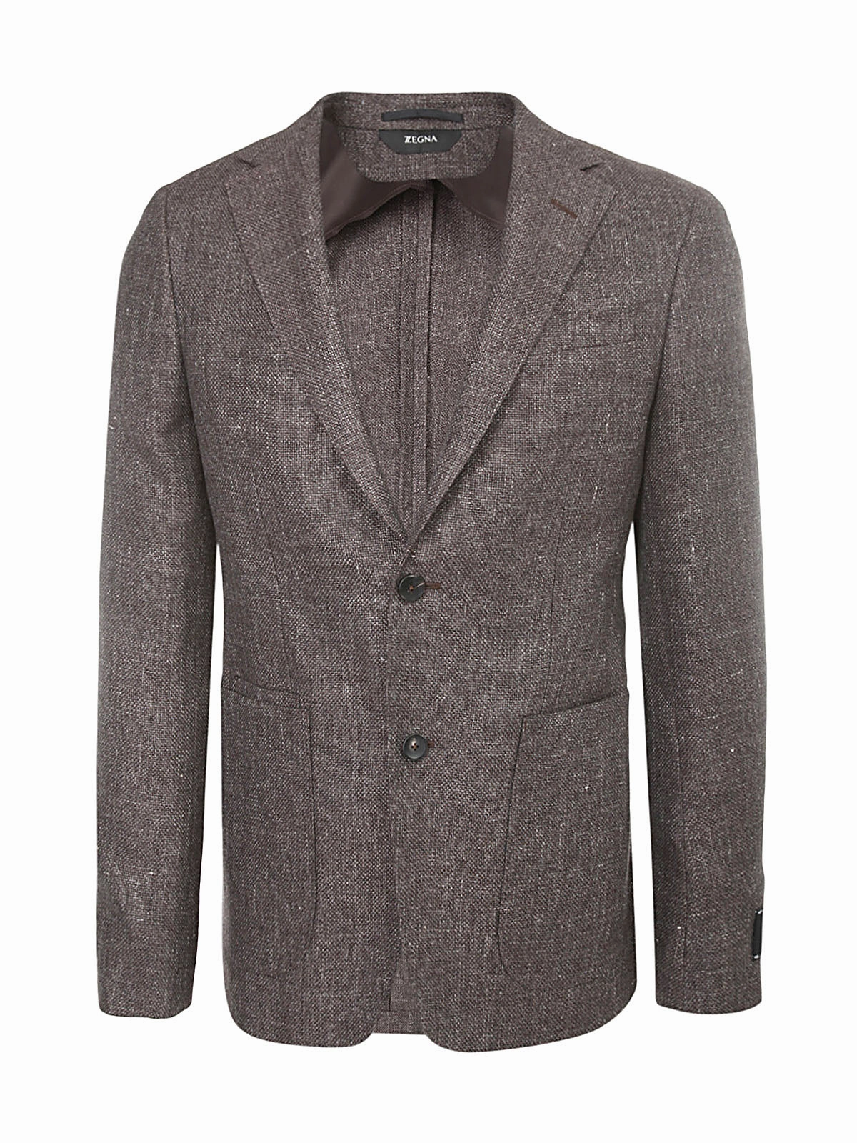 Z Zegna Single-Breasted Long-Sleeved Blazer