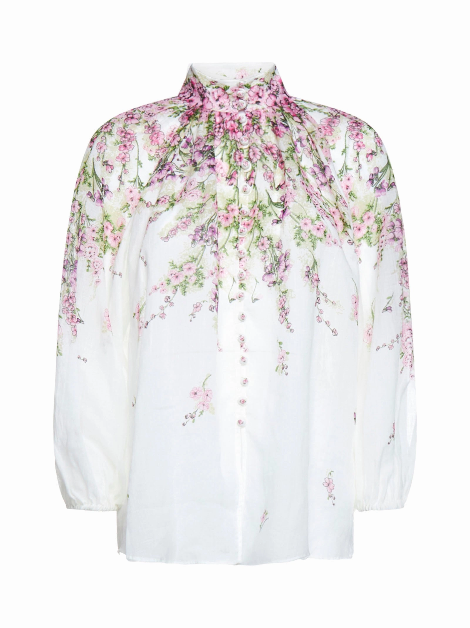 Zimmermann Billow Floral Printed Blouse